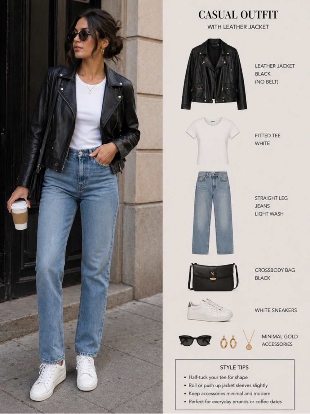 🌺Simply Vera Wang Leather Like Bomber Jacket
